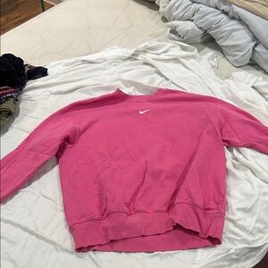 Nike Pink Crew Neck Sweater